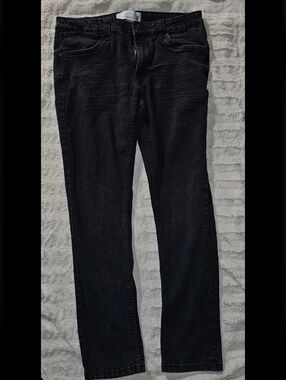 Paper Denim & Cloth Men's Slim Straight Jeans Size 32×30 in Black